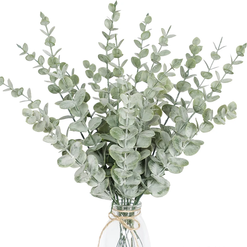 10 個 38 センチメートルユーカリの茎人工ユーカリの葉家 - Florist Supply Bulk のレビューと価格